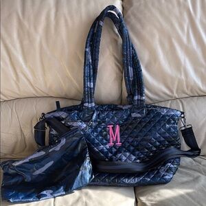 Oliver Thomas tote with pouch and shoulder strap